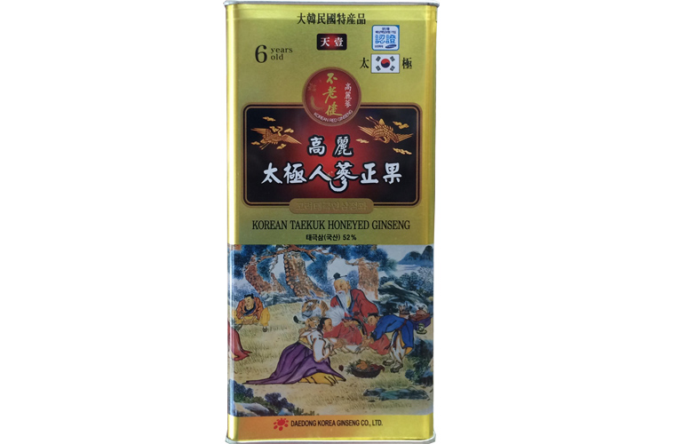 Sâm tẩm mật ong hộp thiếc 300g Sâm Hàn Quốc 6 năm tuổi cao cấp 1