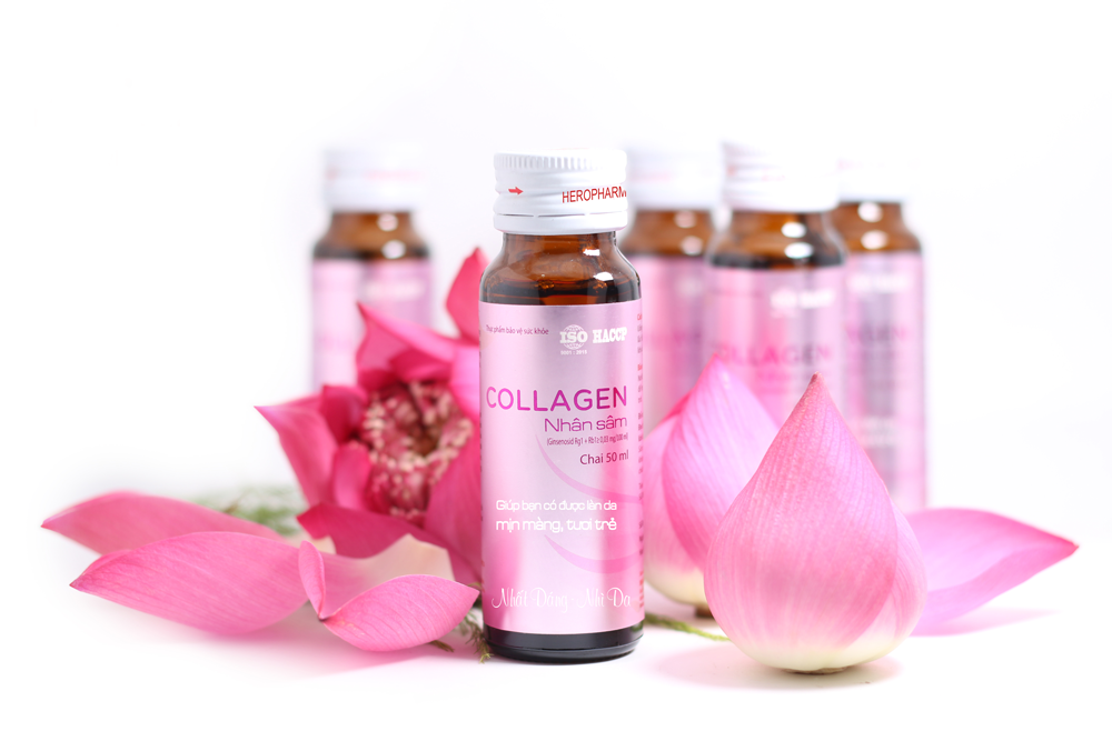 Làn da mịn màng, trẻ khỏe nhờ uống collagen nhân sâm Hàn Quốc 2